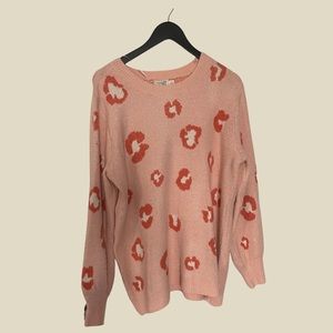 Pink Cheetah Sweater
